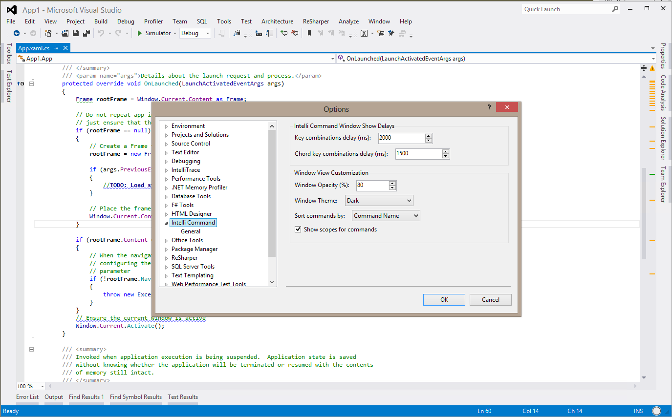 Meet Intellicommand Visual Studio 10 12 Extension Outcoldman