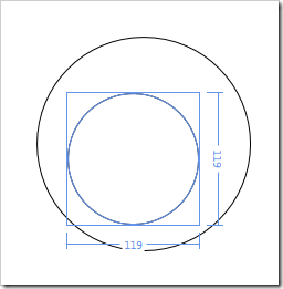 Place Circles on Window