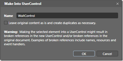 Make Into User Control